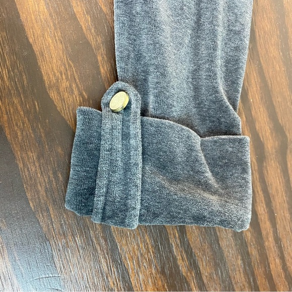 Charter Club Jacket Women  Full Zip Pockets Long Sleeve Gray large - Picture 11 of 12